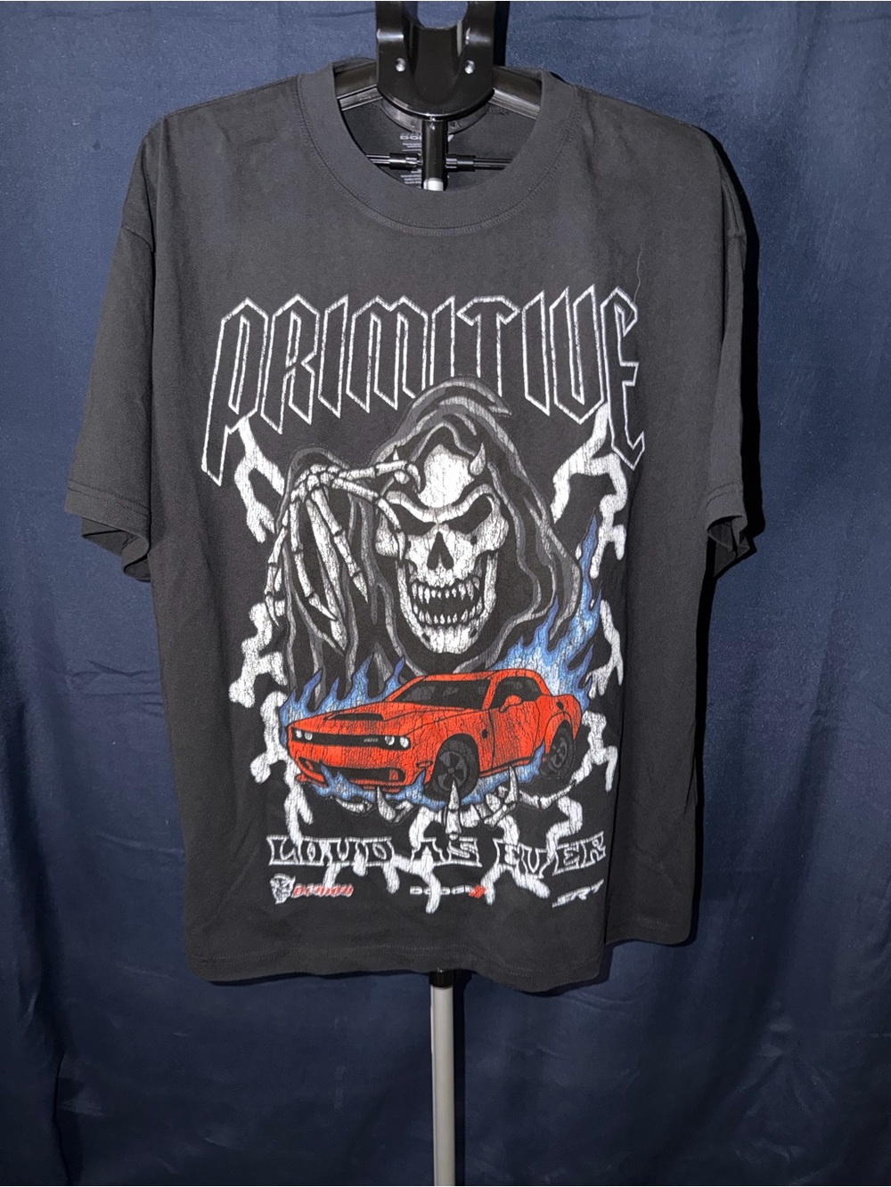 Primitive x Dodge “Limits As Ever” Graphic Tee Black XL NWOT
